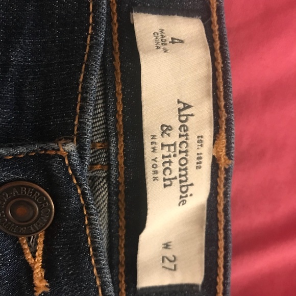 Cut off denim shorts by Abercrombie and Fitch S4 - Picture 6 of 6